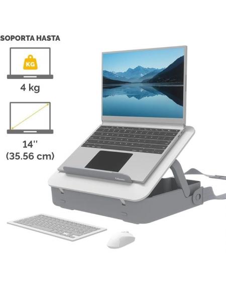 Maletín con Elevador Fellowes Breyta para Portátiles hasta 14'/ Blanco