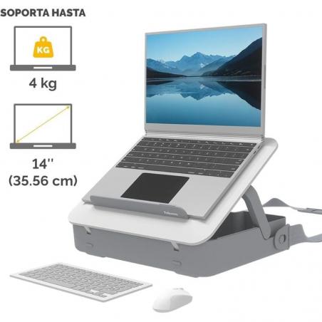 Maletín con Elevador Fellowes Breyta para Portátiles hasta 14'/ Blanco