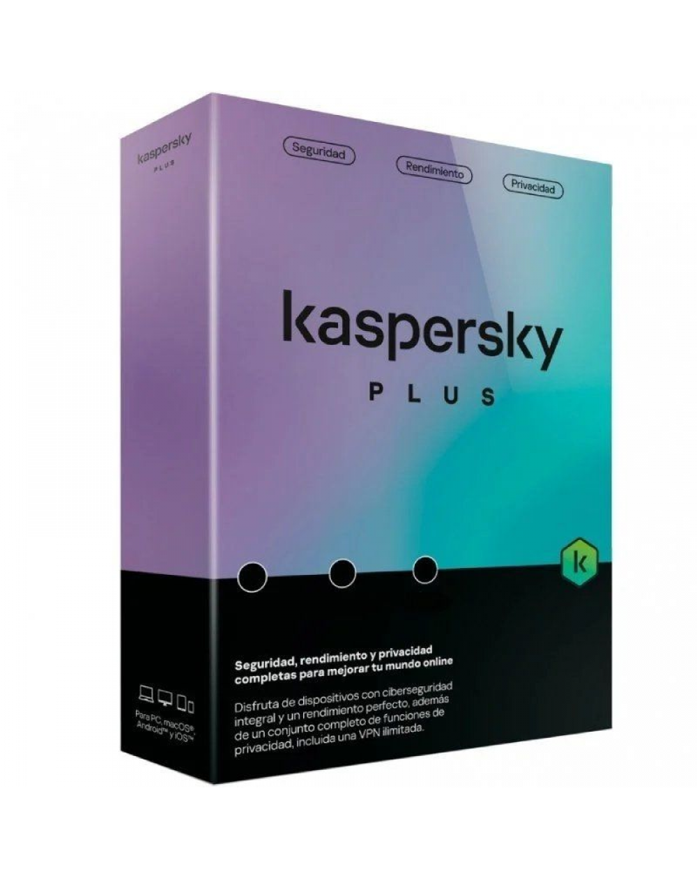 Antivirus Kaspersky Plus/ 5 Dispositivos/ 1 Año