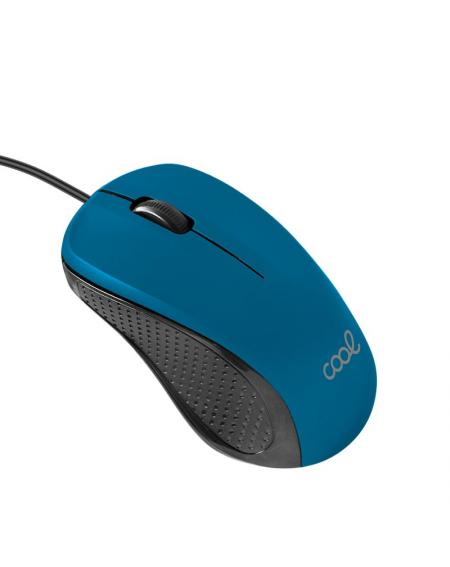 Ratón COOL USB Wired Azul