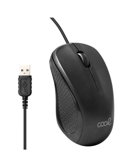 Ratón COOL USB Wired Negro