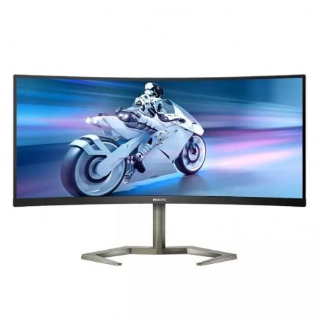 Monitor Gaming Curvo Philips Evnia 5000 34M1C5500VA 34'/ WQHD/ 1ms/ 165Hz/ VA/ Multimedia/ Negro