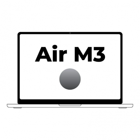 Apple Macbook Air 15' / M3 8-Core CPU/ 8Gb/ 512Gb SSD/ 10-Core GPU/ Gris Espacial