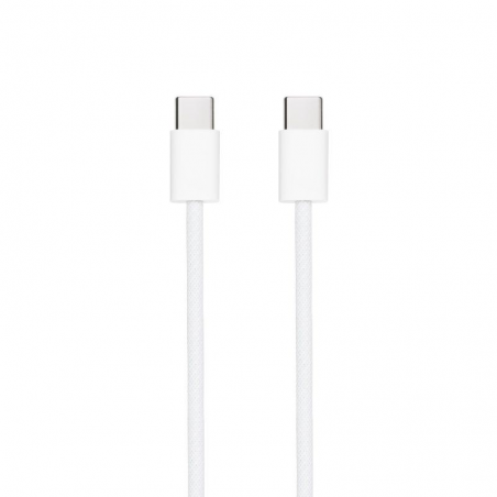 Cable USB 2.0 Tipo-C Nanocable 10.01.6002-CO/ USB Tipo-C Macho - USB Tipo-C Macho/ Hasta 60W/ 480Mbps/ 2m/ Blanco