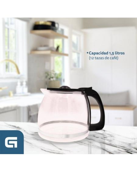 Cafetera de Goteo Grunkel Caf-B Aroma/ 12 Tazas/ Blanca