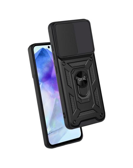 Carcasa COOL para Samsung A556 Galaxy A55 5G Hard Ring Negro