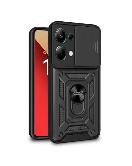 Carcasa COOL para Xiaomi Redmi Note 13 Pro Hard Ring Negro