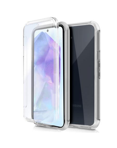 Funda COOL Silicona 3D para Samsung A556 Galaxy A55 5G (Transparente Frontal + Trasera)