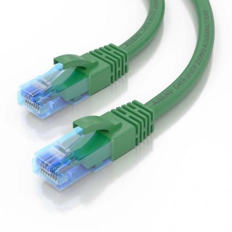 Cable de Red RJ45 AWG26 CCA UTP Aisens A135-0805 Cat.6/ 25cm/ Verde