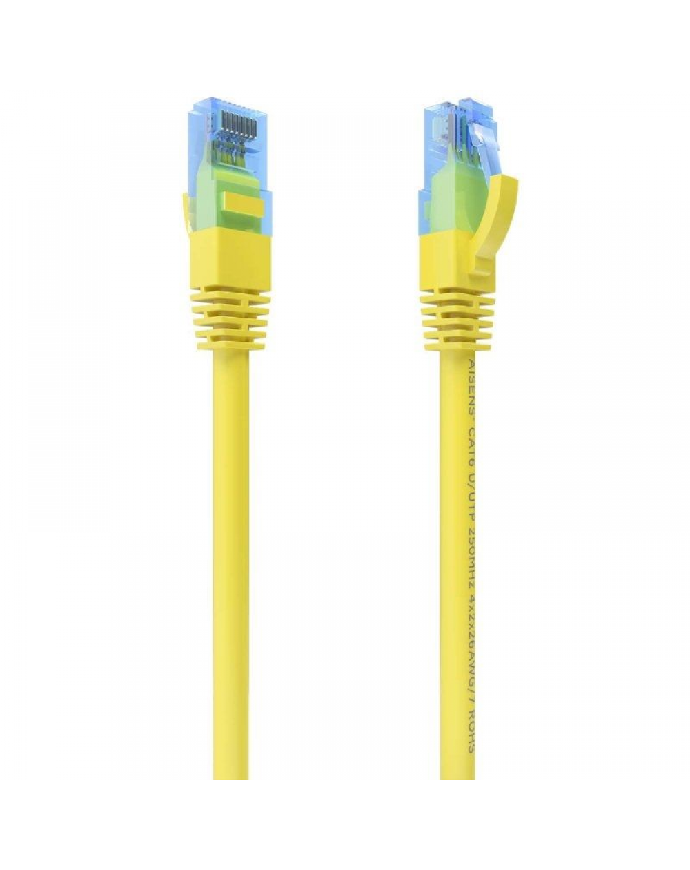 Cable de Red RJ45 AWG26 CCA UTP Aisens A135-0831 Cat.6/ 50cm/ Amarillo