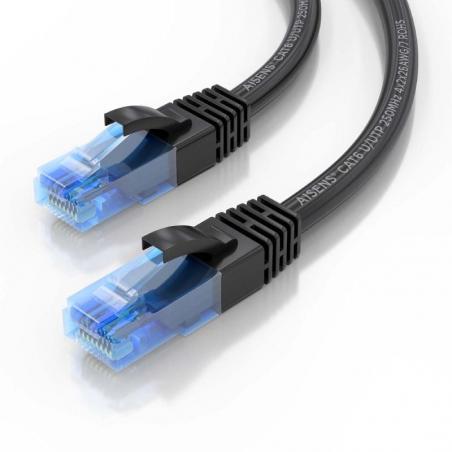 Cable de Red RJ45 AWG26 CCA UTP Aisens A135-0849 Cat.6/ 7.5m/ Negro