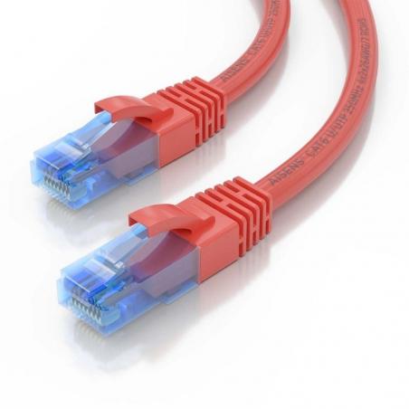 Cable de Red RJ45 AWG26 CCA UTP Aisens A135-0786 Cat.6/ 30cm/ Rojo