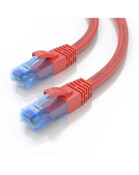 Cable de Red RJ45 AWG26 CCA UTP Aisens A135-0792 Cat.6/ 3m/ Rojo
