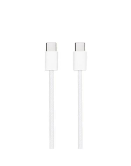 Cable USB 2.0 Tipo-C Nanocable 10.01.6001-CO/ USB Tipo-C Macho - USB Tipo-C Macho/ Hasta 60W/ 480Mbps/ 1m/ Blanco