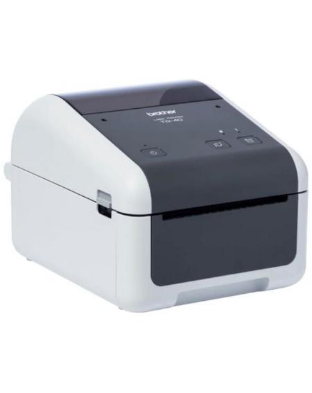 Impresora de Etiquetas y Tickets Brother TD-4410D/ Térmica/ Ancho etiqueta 108mm/ USB-RS232/ Blanca y Negra