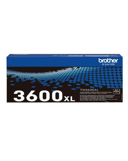 Tóner Original Brother TN3600XL Alta Capacidad/ Negro