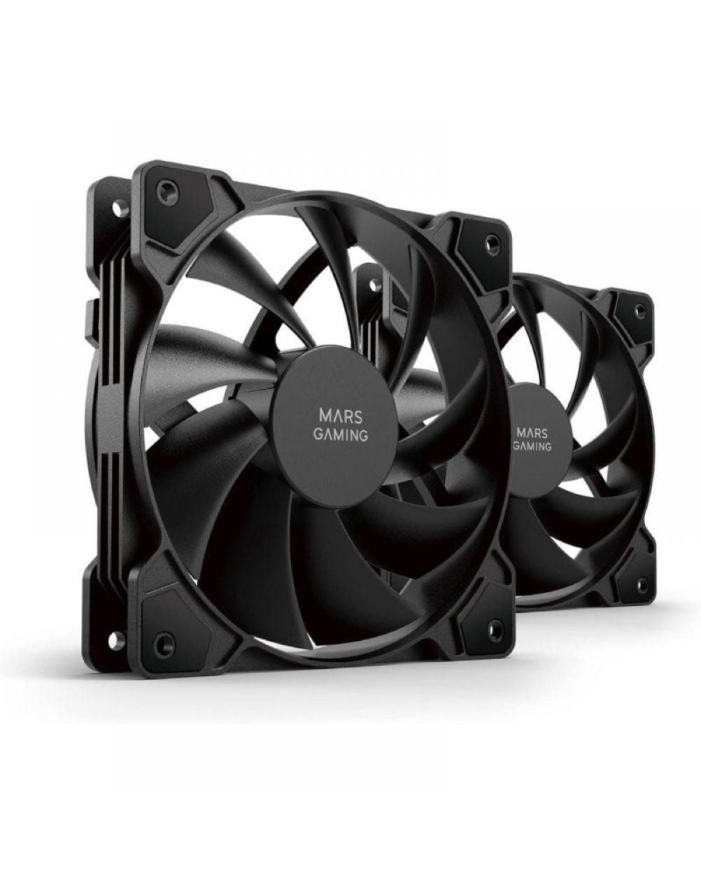 Pack 2 Ventiladores Mars Gaming MF-PROX2/ 12cm