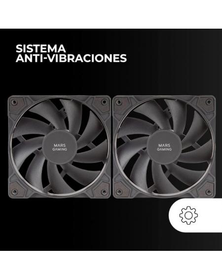 Pack 2 Ventiladores Mars Gaming MF-PROX2/ 12cm