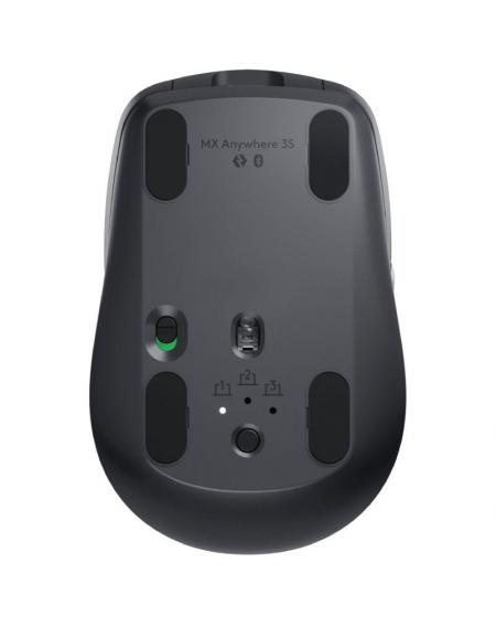 Ratón Inalámbrico por Bluetooth Logitech MX Anywhere 3S/ Batería recargable/ Hasta 8000 DPI/ Grafito