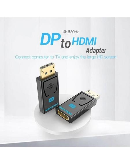 Adaptador HDMI 4K Vention HBPB0/ DisplayPort Macho - HDMI Hembra