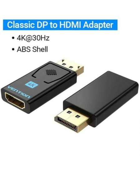 Adaptador HDMI 4K Vention HBPB0/ DisplayPort Macho - HDMI Hembra