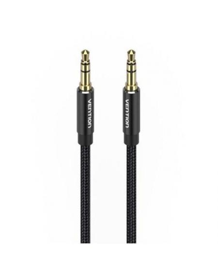 Cable Estéreo Vention BAWBD/ Jack 3.5 Macho - Jack 3.5 Macho/ 50cm/ Negro