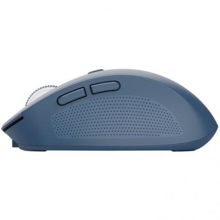 Ratón Inalámbrico por Bluetooth Trust Ozaa Compact Wireless/ Batería recargable/ Hasta 3200 DPI/ Azul