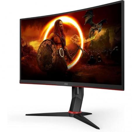 Monitor Gaming Curvo AOC C27G2ZU/BK 27'/ Full HD/ 0.5ms/ 240Hz/ VA/ Multimedia/ Negro