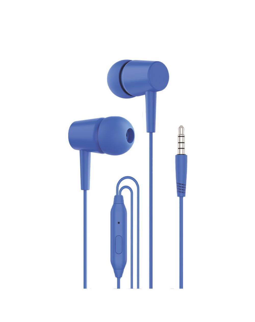 Auriculares 3,5 mm COOL Bear Stereo Con Micro Azul