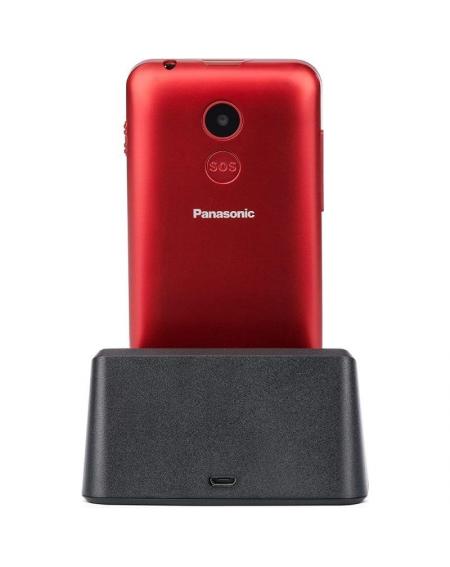 Teléfono Móvil Panasonic KX-TU155EXRN para Personas Mayores/ Rojo - Imagen 4