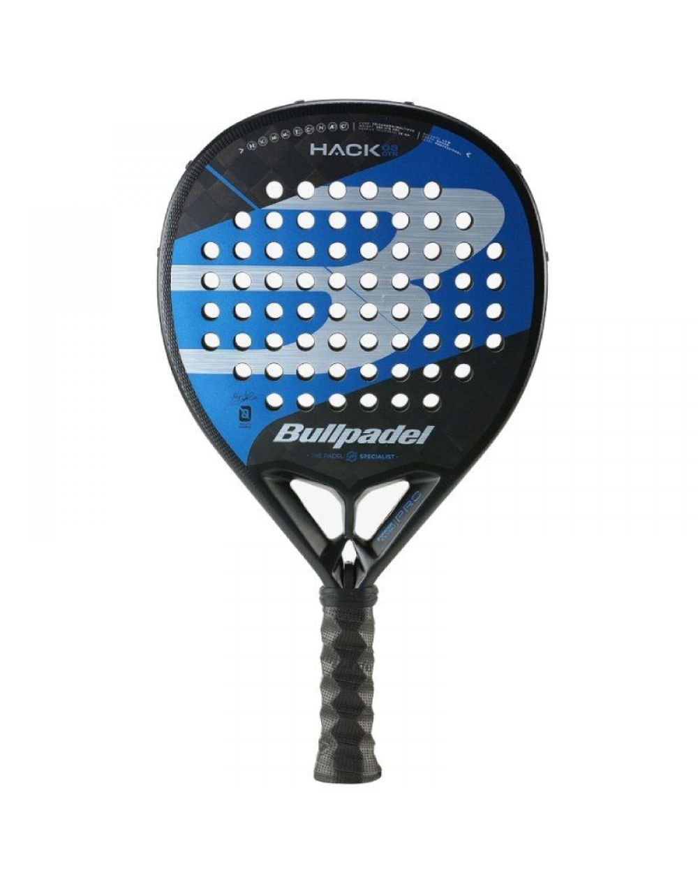 Pala de Pádel Bullpadel Hack 03 CTR 2023/ Azul y Negro