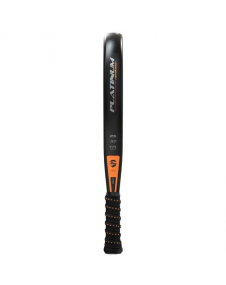 Pala de Pádel Siux Platinum Revolution 24K/ Negra y Naranja