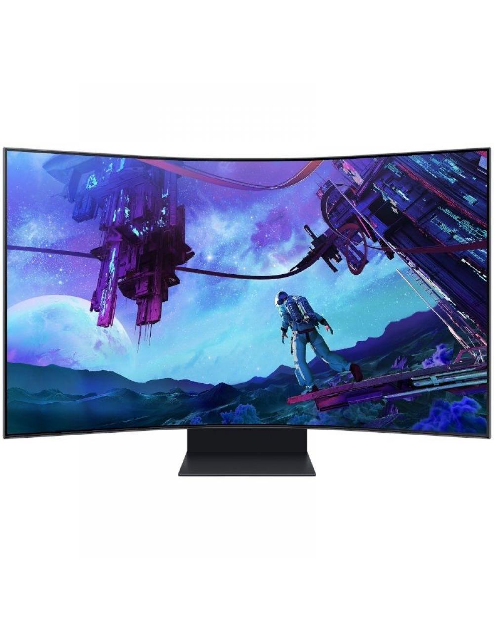 Monitor Gaming Curvo Samsung Odyssey Ark S55CG970NU 55'/ 4K/ 1ms/ 165Hz/ VA/ Smart TV/ Multimedia/ Negro