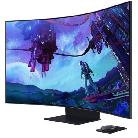 Monitor Gaming Curvo Samsung Odyssey Ark S55CG970NU 55'/ 4K/ 1ms/ 165Hz/ VA/ Smart TV/ Multimedia/ Negro