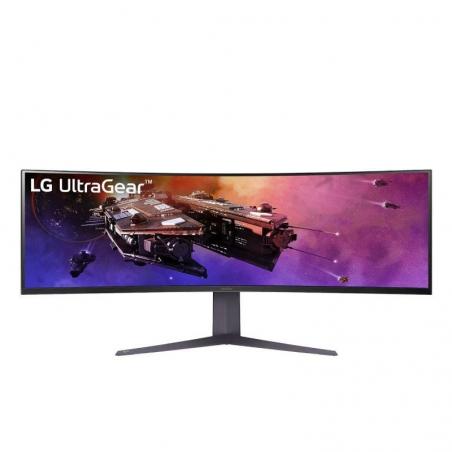 Monitor Gaming Ultrapanorámico Curvo LG UltraGear 45GR75DC-B 44.5'/ Dual QHD/ 1ms/ 200Hz/ VA/ Negro