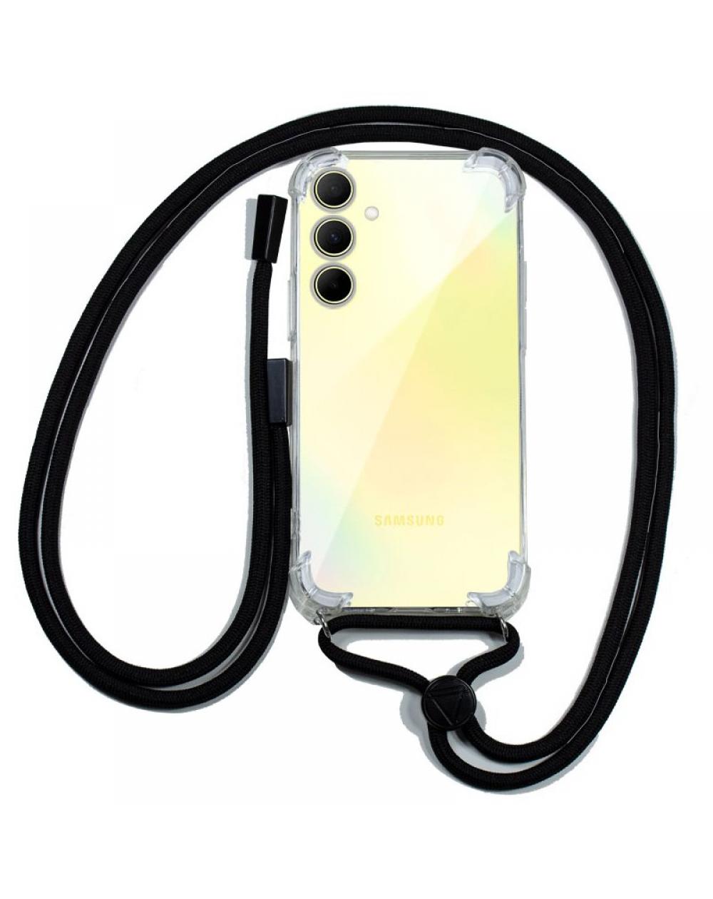 Carcasa COOL para Samsung A356 Galaxy A35 5G Cordón Negro