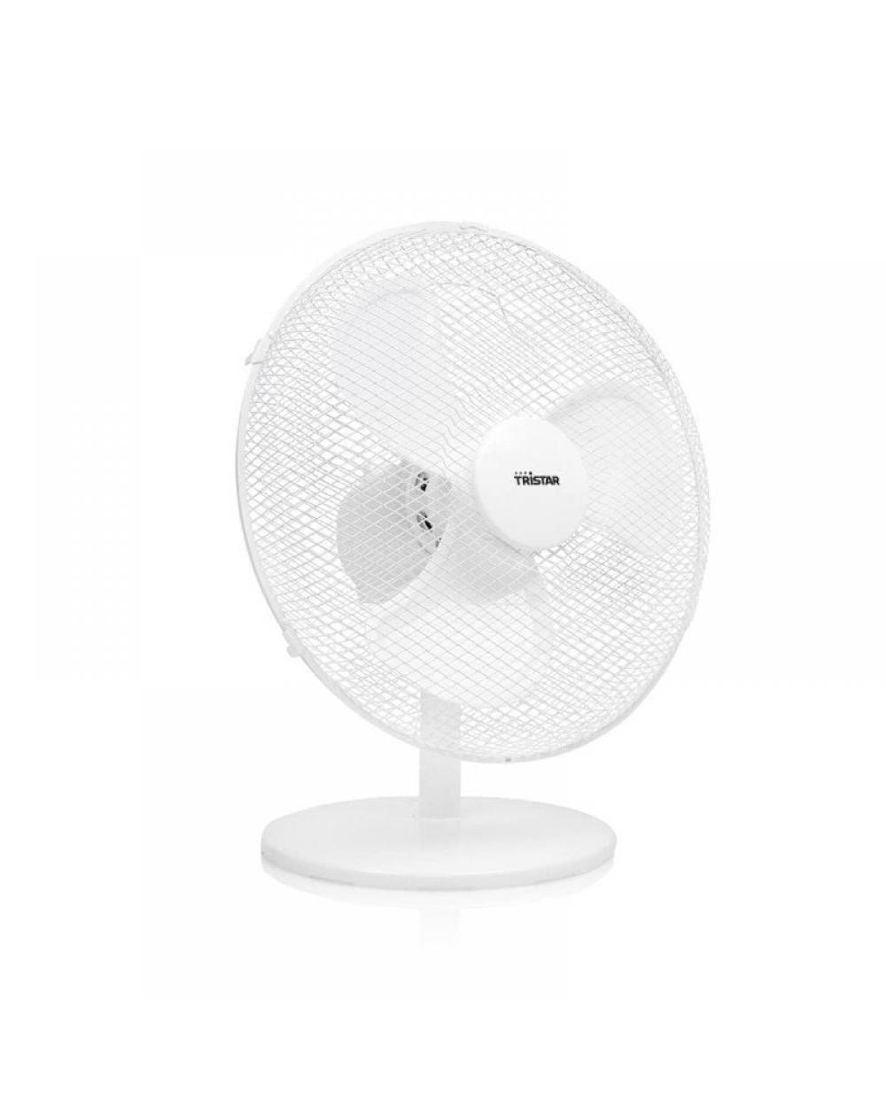 Ventilador de Sobremesa Tristar VE-5727/ 45W/ 3 Aspas 40cm/ 3 velocidades