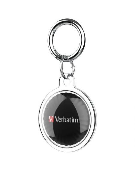 Localizador Verbatim My Finder Coin Bluetooth Tracker MYFC-01B compatible con Apple/ Incluye Llavero y Pila/ Negro