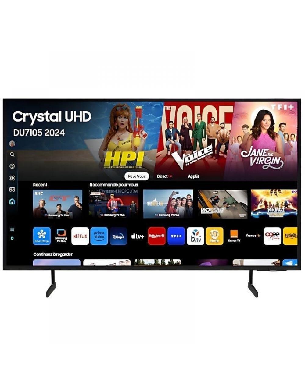 Televisor Samsung Crystal UHD TU75DU7105 75'/ Ultra HD 4K/ Smart TV/ WiFi