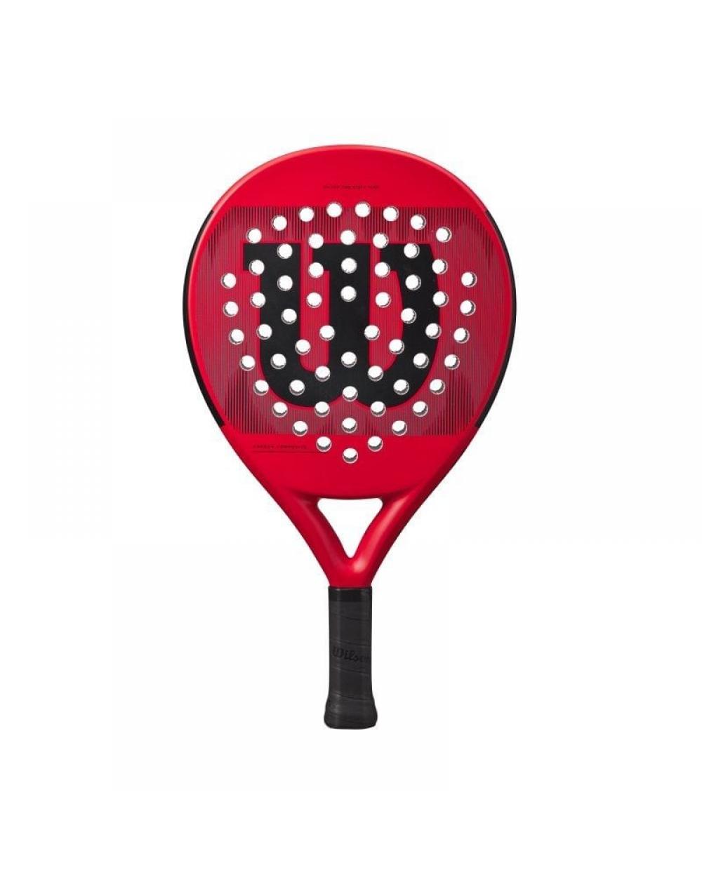 Pala de Pádel Wilson Pro Staff Team RDBK/ Negra y Roja