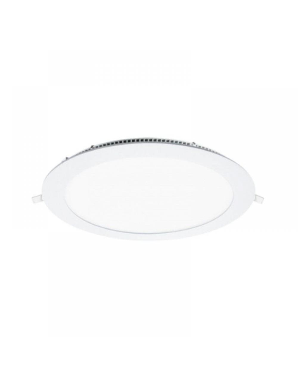 Downlight Iglux LS-102107-FB V2/ Circular/ Ø120 x 19mm/ Potencia 7W/ 570 Lúmenes/ 6000ºK/ Blanco