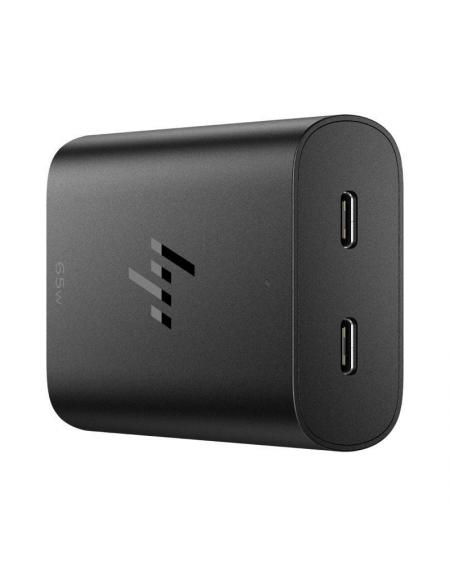 Cargador de Portátil HP 600Q7AA USB Tipo-C/ 65W/ Automático/ Voltaje 5-20V/ 2x USB Tipo-C