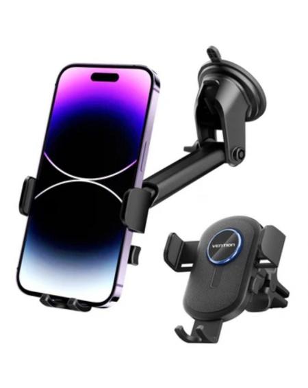 Soporte de Smartphone para Coche Vention KSBB0/ Negro