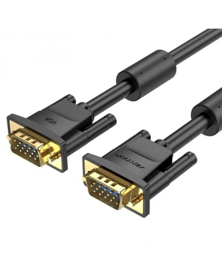 Cable SVGA Vention DAEBD/ VGA Macho - VGA Macho/ 50cm/ Negro