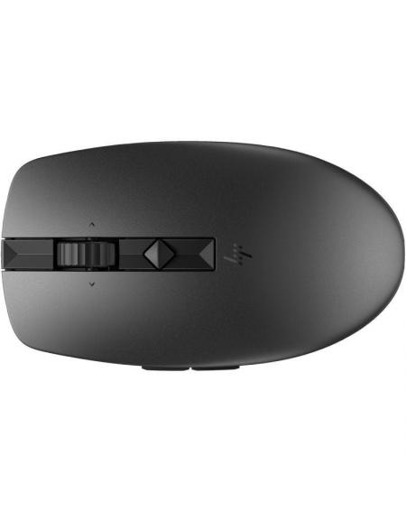 Ratón Inalámbrico por Bluetooth HP 710/ Batería recargable/ Hasta 3000 DPI/ Negro