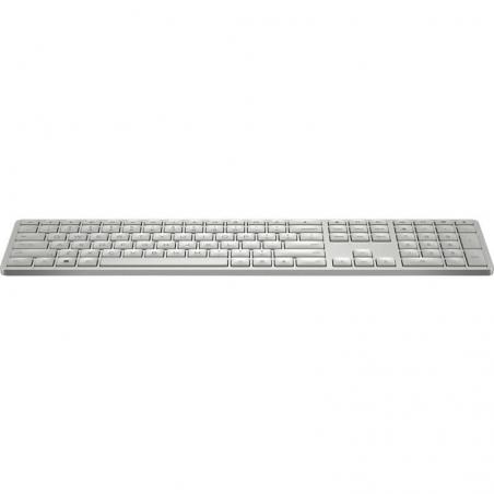 Teclado Inalámbrico Programable HP 970/ Blanco