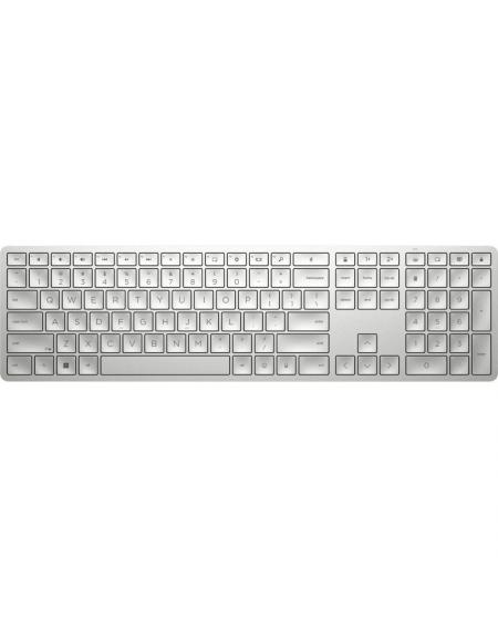 Teclado Inalámbrico Programable HP 970/ Blanco