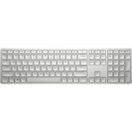 Teclado Inalámbrico Programable HP 970/ Blanco