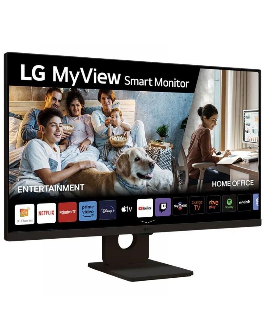 Smart Monitor LG MyView 32SR50F-B 31.5'/ Full HD/ Smart TV/ Multimedia/ Negro