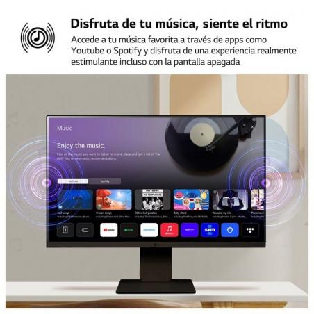 Smart Monitor LG MyView 32SR50F-B 31.5'/ Full HD/ Smart TV/ Multimedia/ Negro